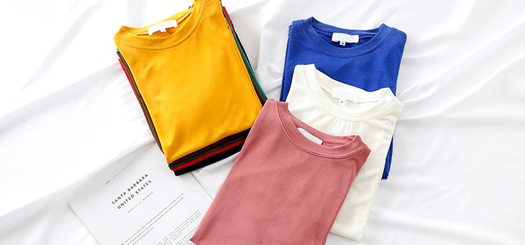 嘉兴夏季T恤衫定做要选对材质